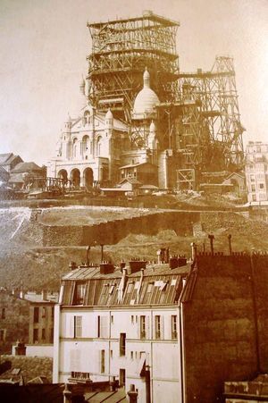 Le Sacré Coeur en construction, 1895 1895