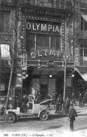 L’Olympia, Paris 1900