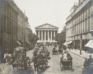 Rue Royale et la Madeleine, Paris fin XIXe siècle 1889