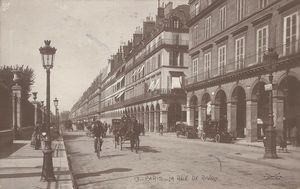 rue de Rivoli, Paris 1900