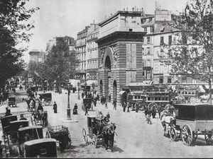 Boulevard Saint Martin, Paris fin XIXe siècle 1890