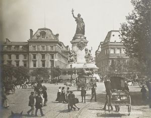 Place de la République, fin XIXe siècle 1890