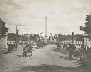 Place de la Concorde, fin 19e siècle 1890