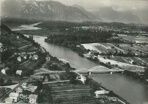 L'Isère, entre la Gâche et Pontcharra 1950