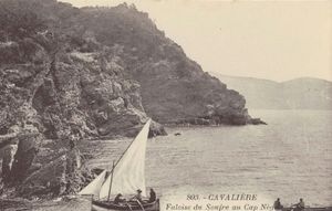 Cavalière : Falaise du Soufre au Cap Nègre 1900