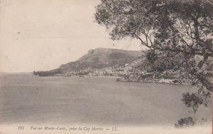 Vue sur Monaco 1884
