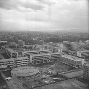 Vue aérienne du campus de la Doua 1969