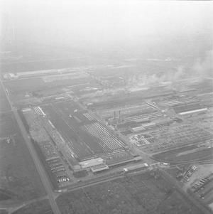 Vue aérienne des usines Berliet 1973